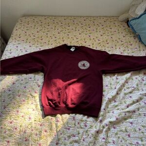 Port and Company Maroon Crewneck Sweater